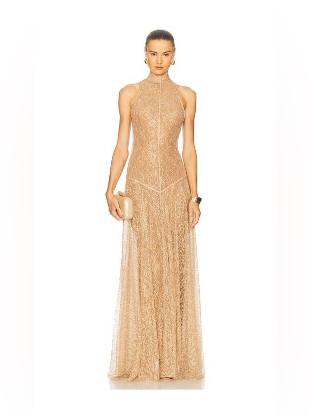 De La Vali Foehn Maxi Dress in Shell